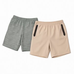 2 Men’s Fleece Activewear Athletic Shorts